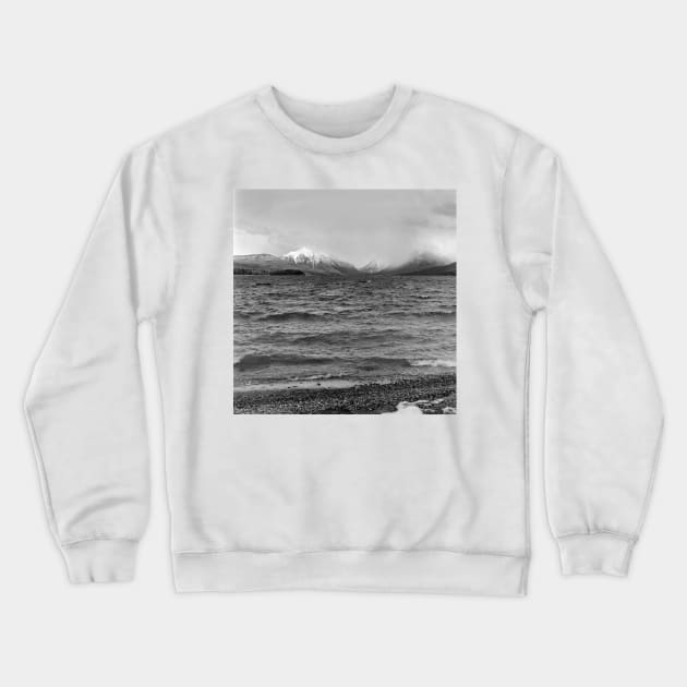 Lake McDonald in Spring Crewneck Sweatshirt by rodneyj46